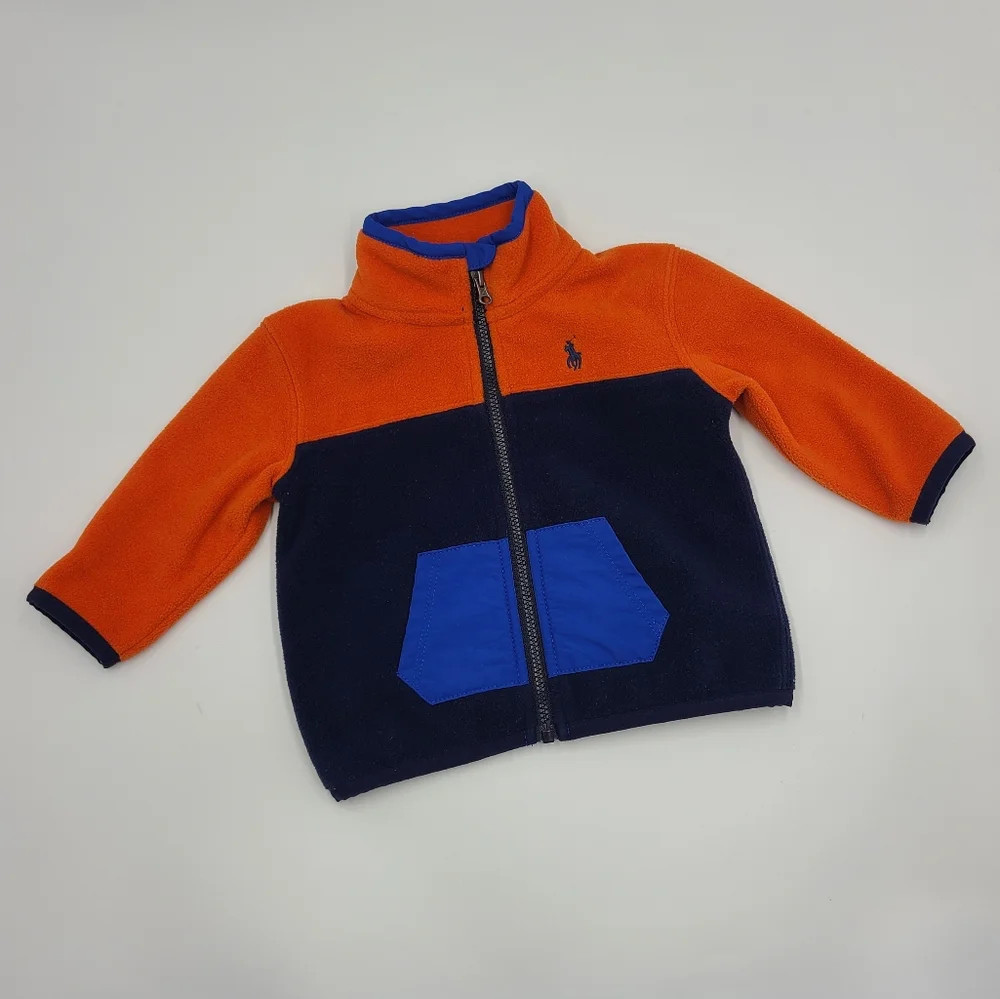 Ralph Lauren baby boy fleece jacket size 6 months